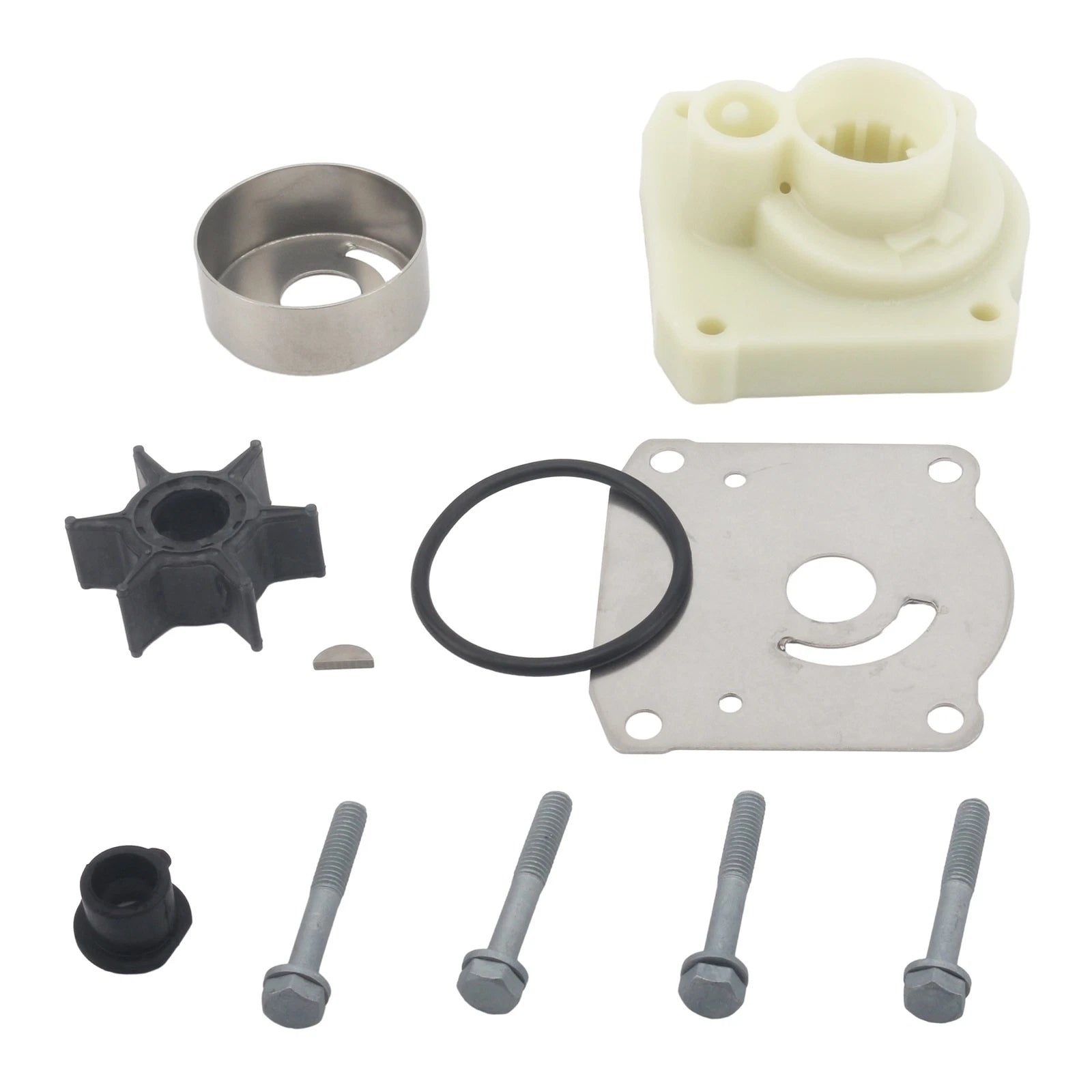 Water Pump Impeller Repair Kit for Yamaha Outboard (61N-W0078-13, 61N-W0078-14)
