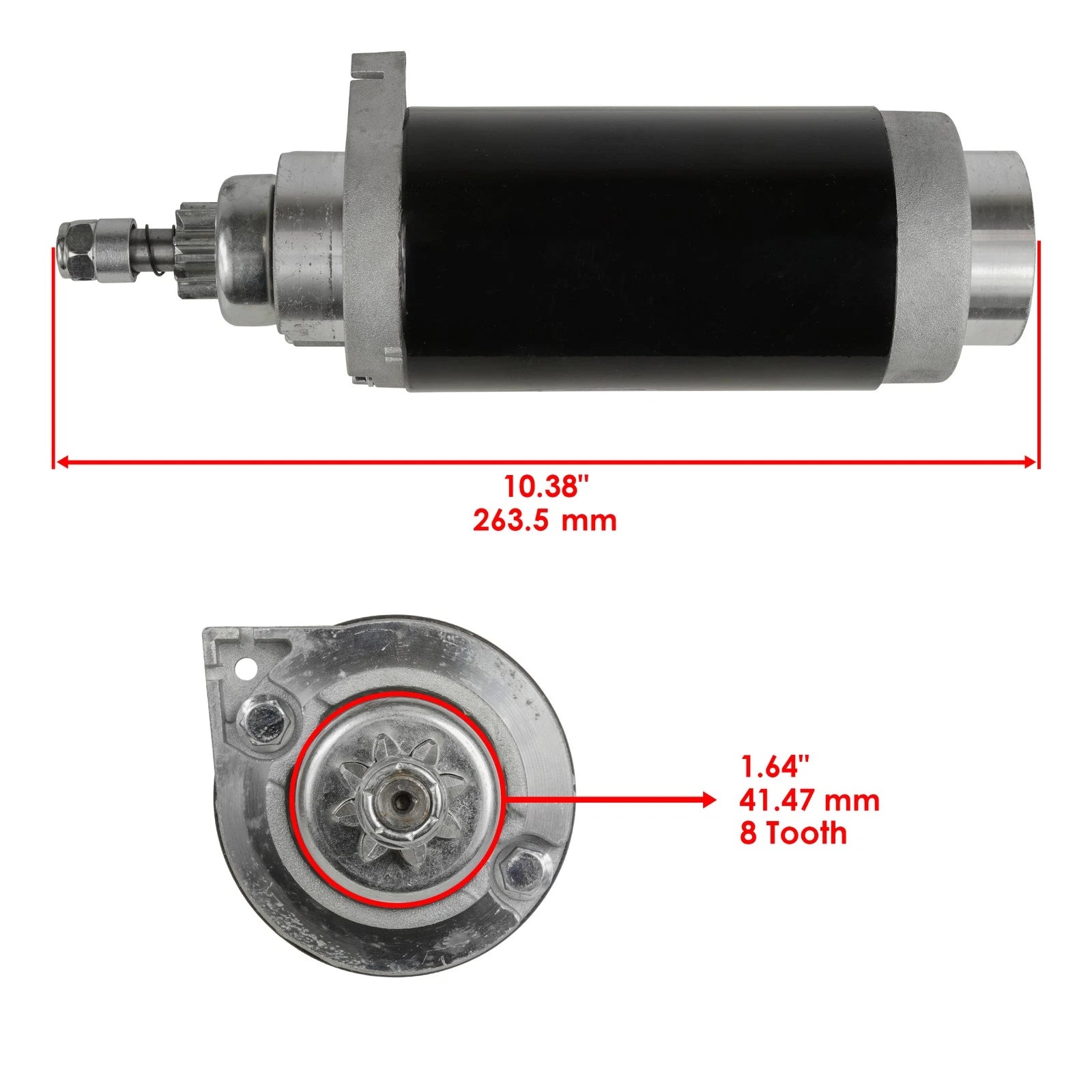 Starter for Mercury (50-66015-1, 50-66015-3, 50-66015T, Sm48865, 4886540-M030)