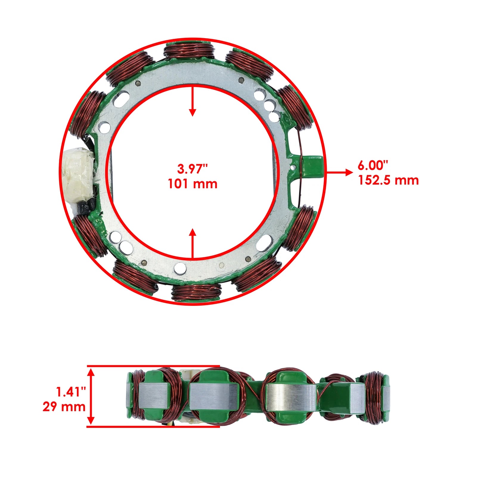 Stator for OMC Johnson Outboard 90 Hp (1988–1998)
