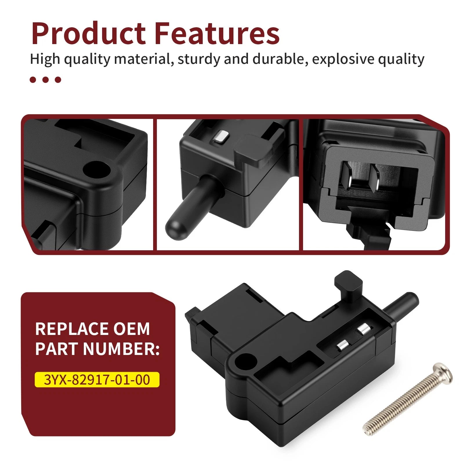Left Clutch Lever Switch for Yamaha SCR950 (2017), XSR700 (2018–2024), XSR900 (2016–2021)