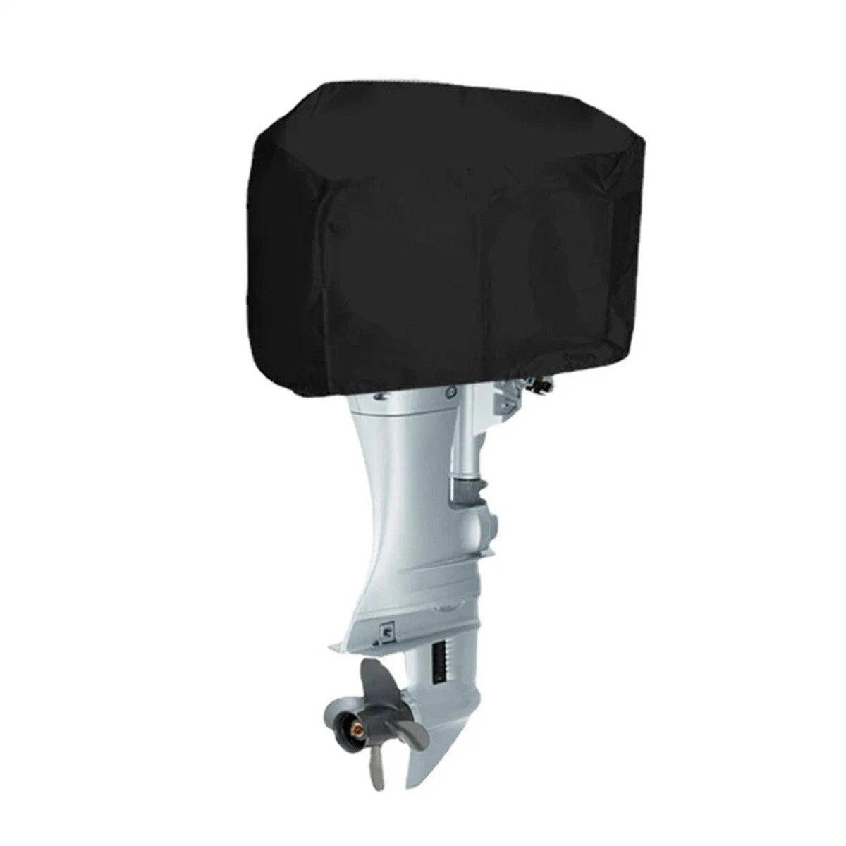 Black Waterproof Outboard Engine Cover for 60-100 HP Boat Motor