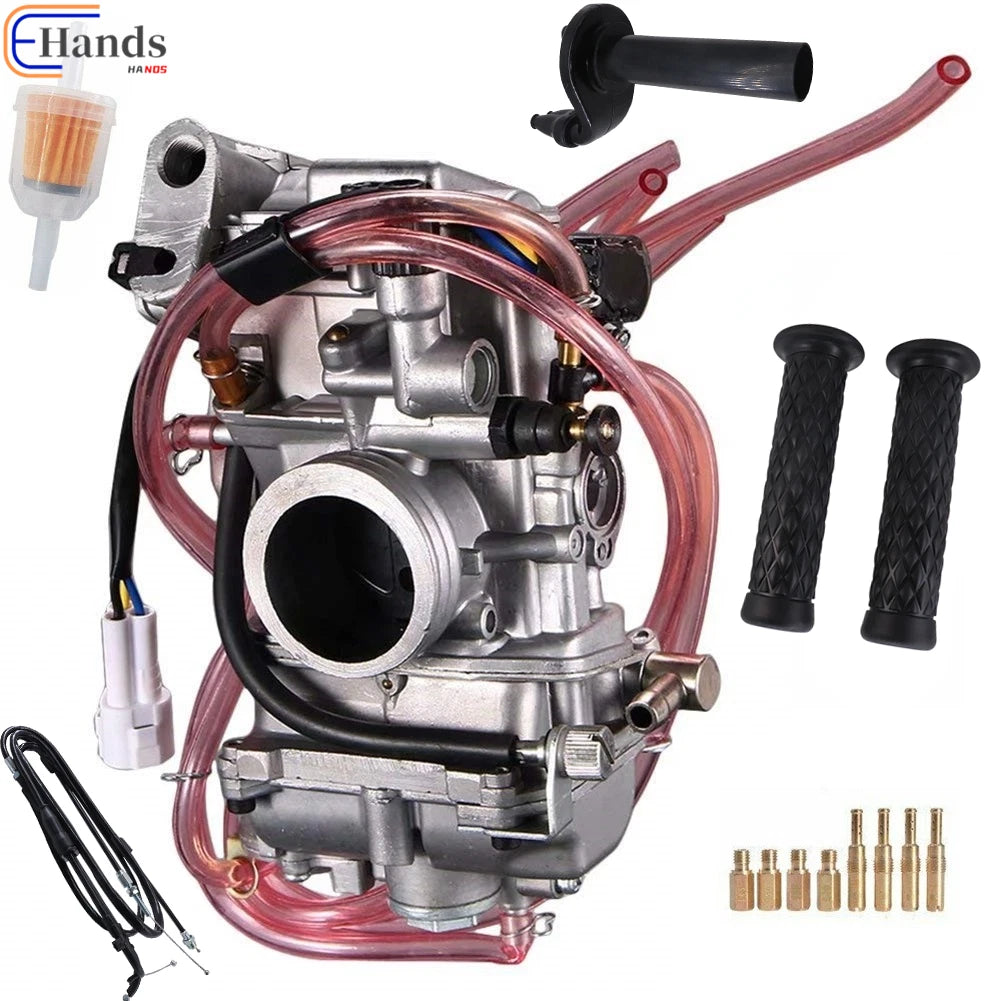 Carburetor, Throttle Cable & Twist Hand Grips for Yamaha WR250F YZ250F (2001–2013)