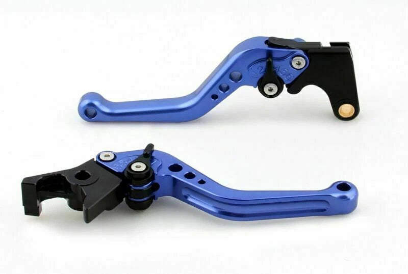 Short Brake Clutch Levers for Suzuki GSXR600 GSXR750 (2004–2005) Blu T9