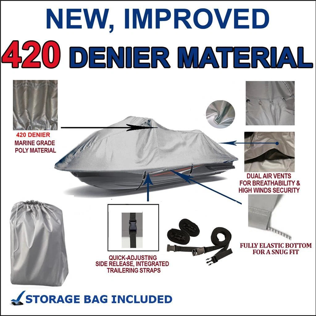 420 Denier Jet Ski Cover for Sea-Doo RXT iS 255 (2009)