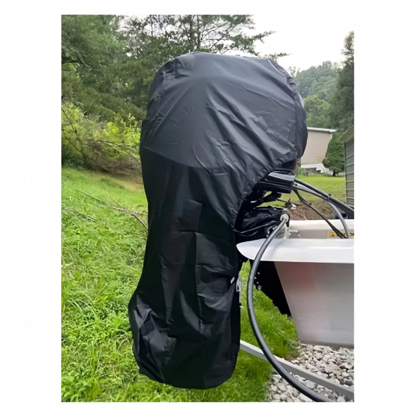 Full Boat Cover for Evinrude Johnson 20-30 HP Outboard Motor (Waterproof)