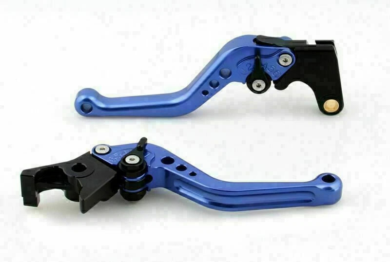 Short Brake Clutch Levers for Suzuki GSXR600 GSXR750 GSXR1000 (2005–2010) Blue T