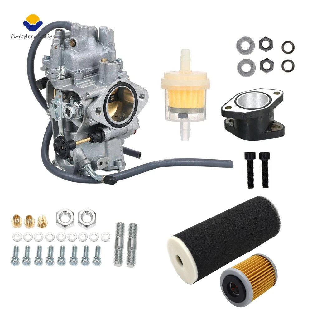 Carburetor & Air Filter Oil Filter for Yamaha Warrior Wolverine 350 (1987–2004)
