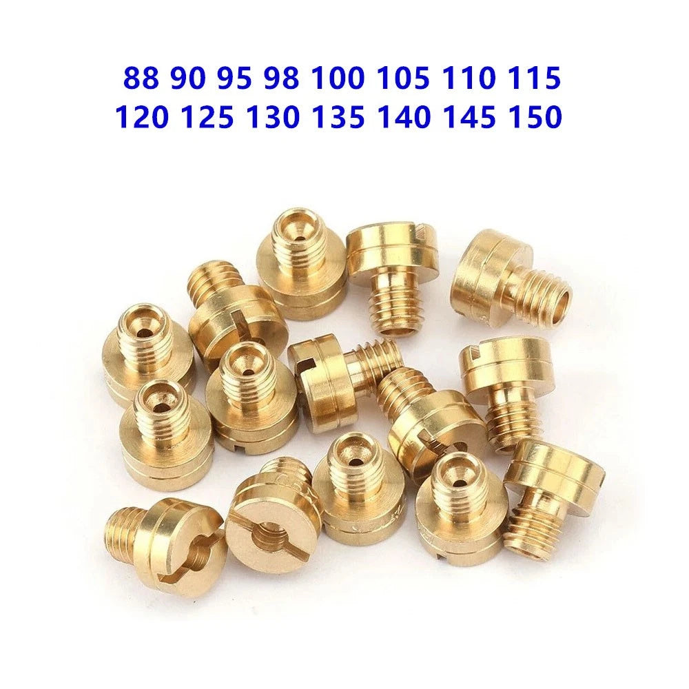 15x Carburetor Main Jets #88-#150 for Mikuni N100/604 VM22 VM24 VM26 VM30