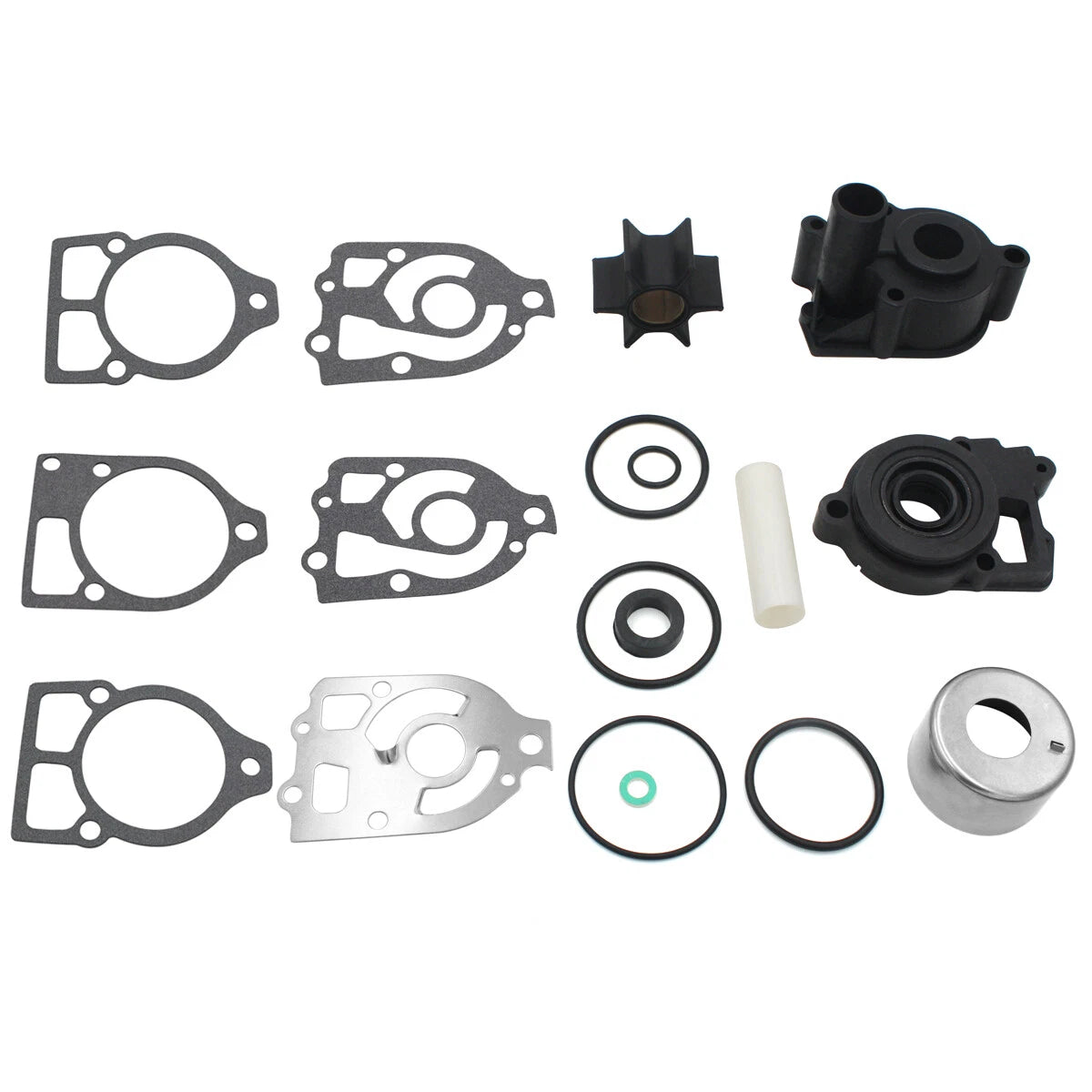 Water Pump Impeller Housing Kit for MerCruiser Alpha One (46-44292A5, 46-96148A8)