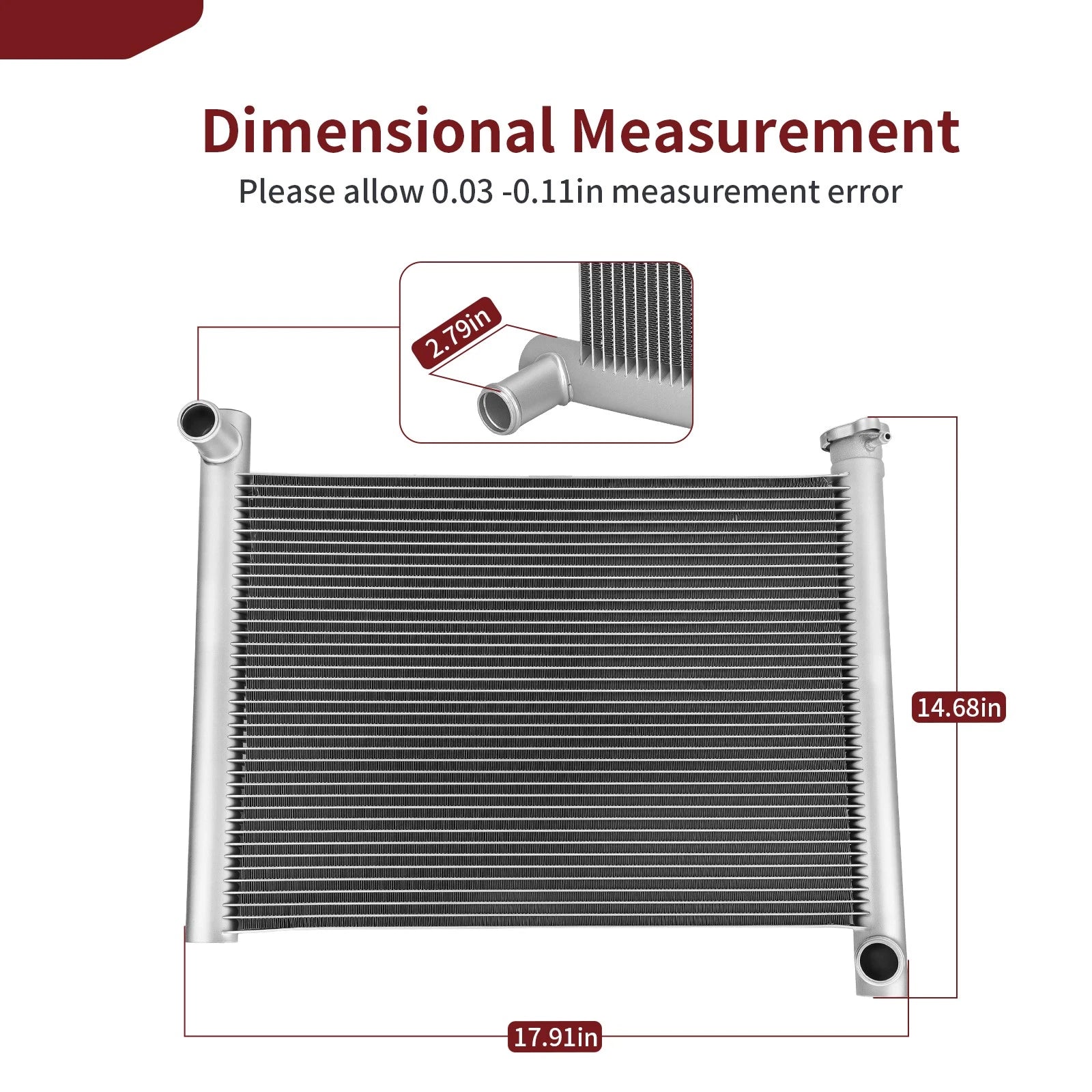 Radiator for Polaris Sportsman 550 850 XP SP 850 Scrambler 850 (2009–2025) 1240404