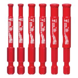 Milwaukee Diamond Max Grit Hole Saw Bit Sets - 6pc
