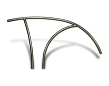 SR Smith Artisan Deck Mounted Stair Rail (Single), Marine Grade Stainless Steel 1.90″ x .065″ – ART-1004-MG