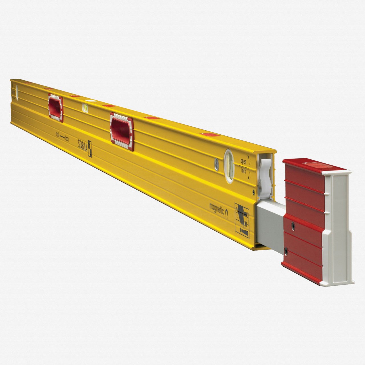 Stabila Type 106TM Magnetic Extendable Plate Level, 6'-10'