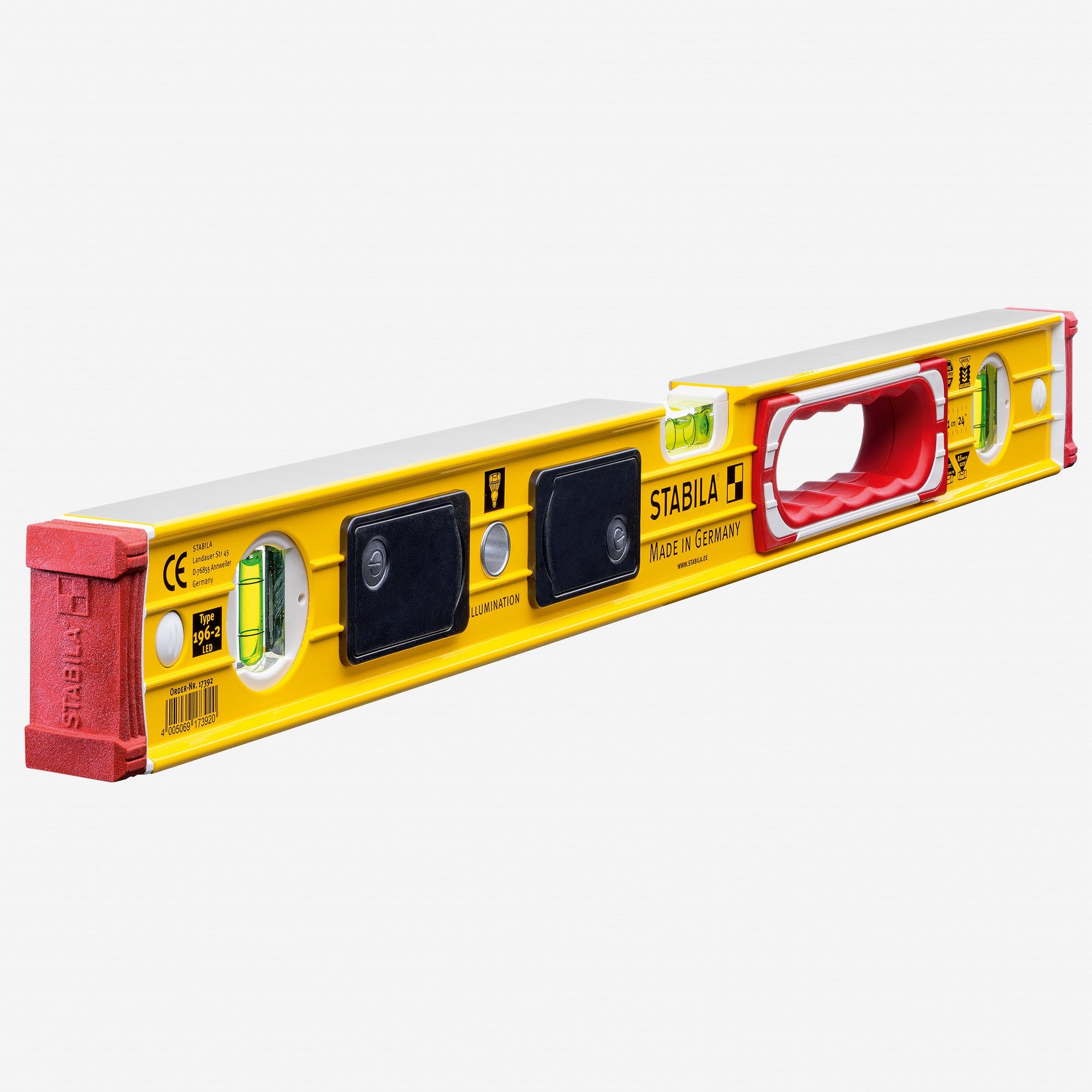 Stabila Type 196-2 LED Lighted Level, 24"