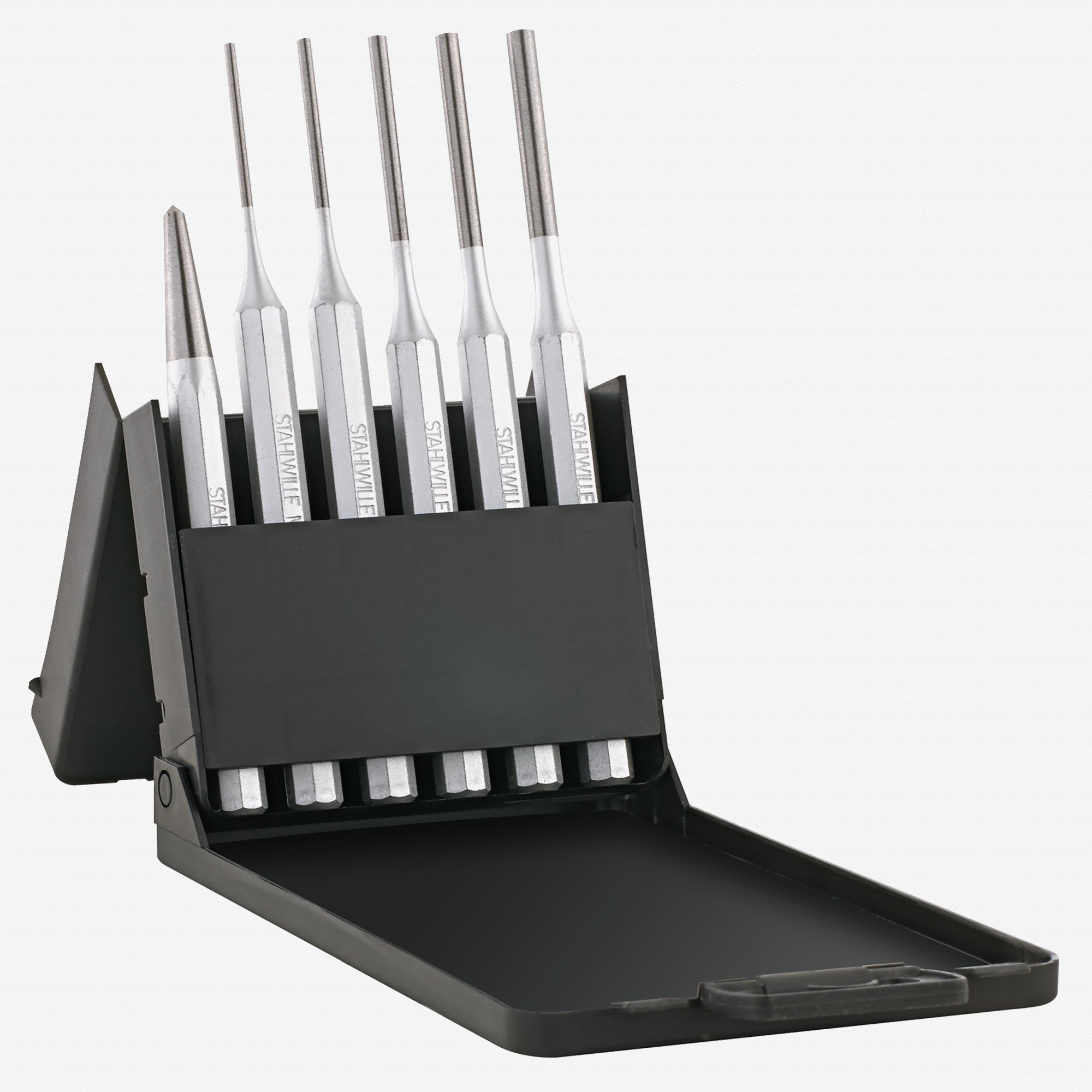 Stahlwille 105-8/6K Pin Punch + Center Punch Set, 6 Pieces