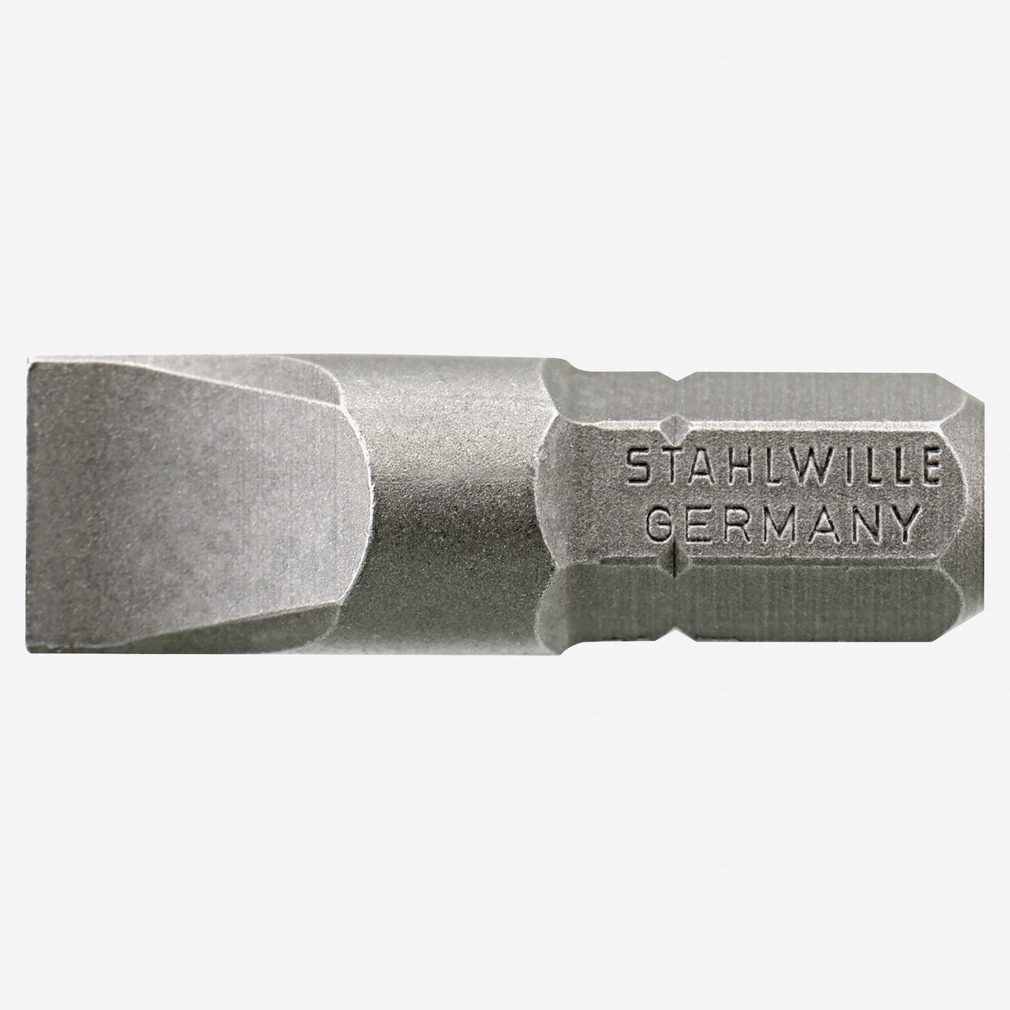 Stahlwille 1163 1/4" Bit for Slotted Screws, 0.6 x 4.5 mm