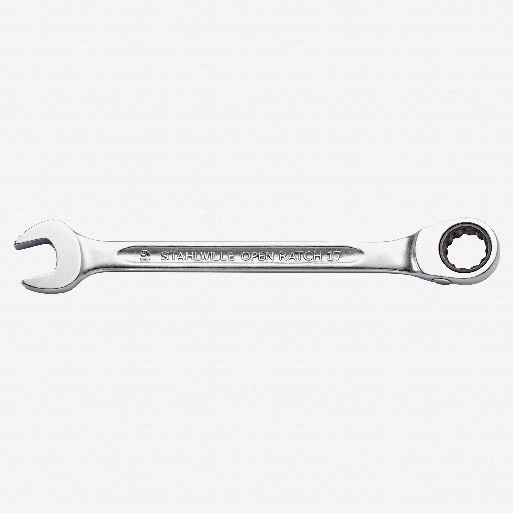 Stahlwille 17 Combination Offset Ratcheting Spanner with Switch OPEN-RATCH, 24 mm