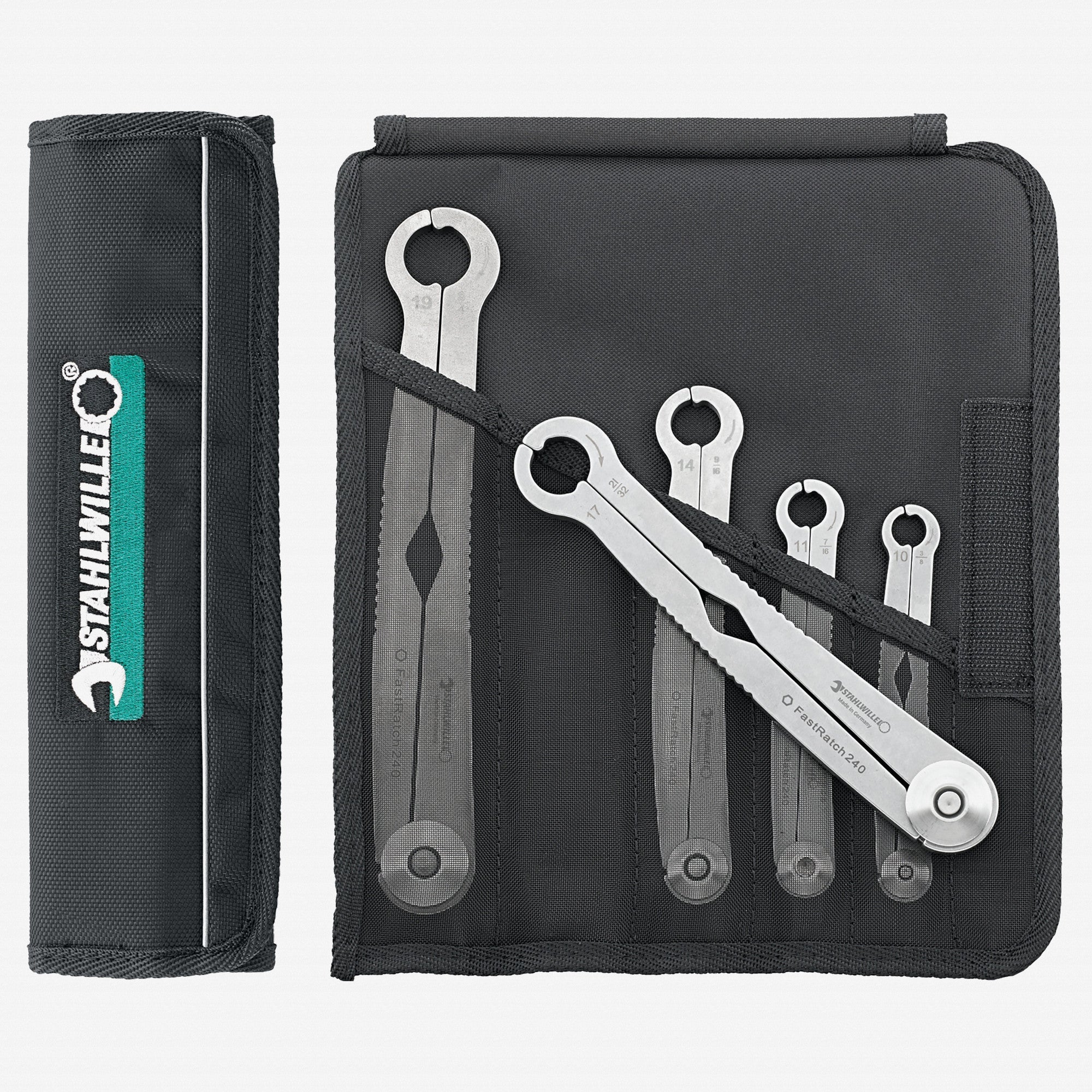 Stahlwille 240/5 Ratchet Wrench Set, FastRatch, 5 pcs