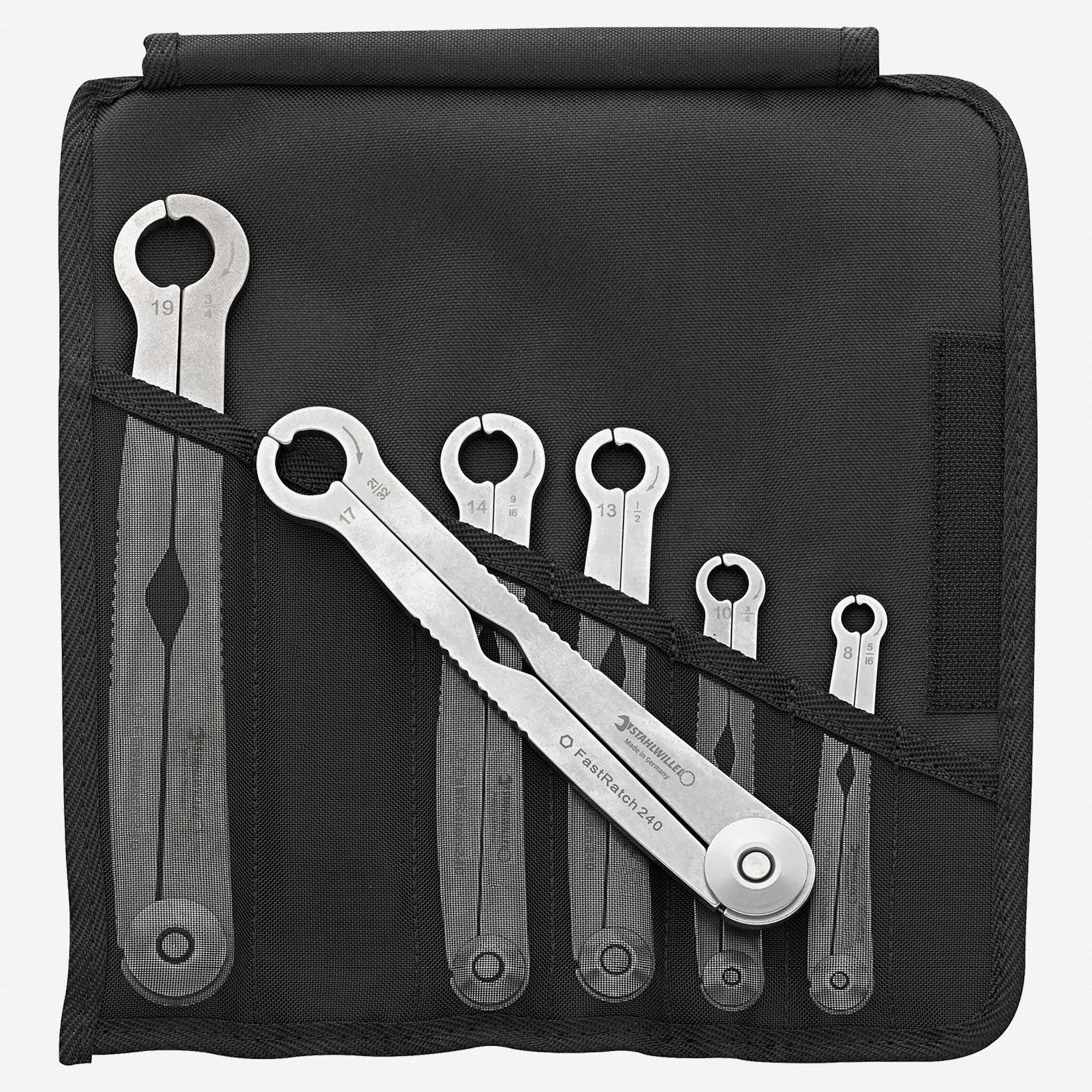 Stahlwille 240/6 Ratchet Wrench Set, FastRatch, 6 pcs