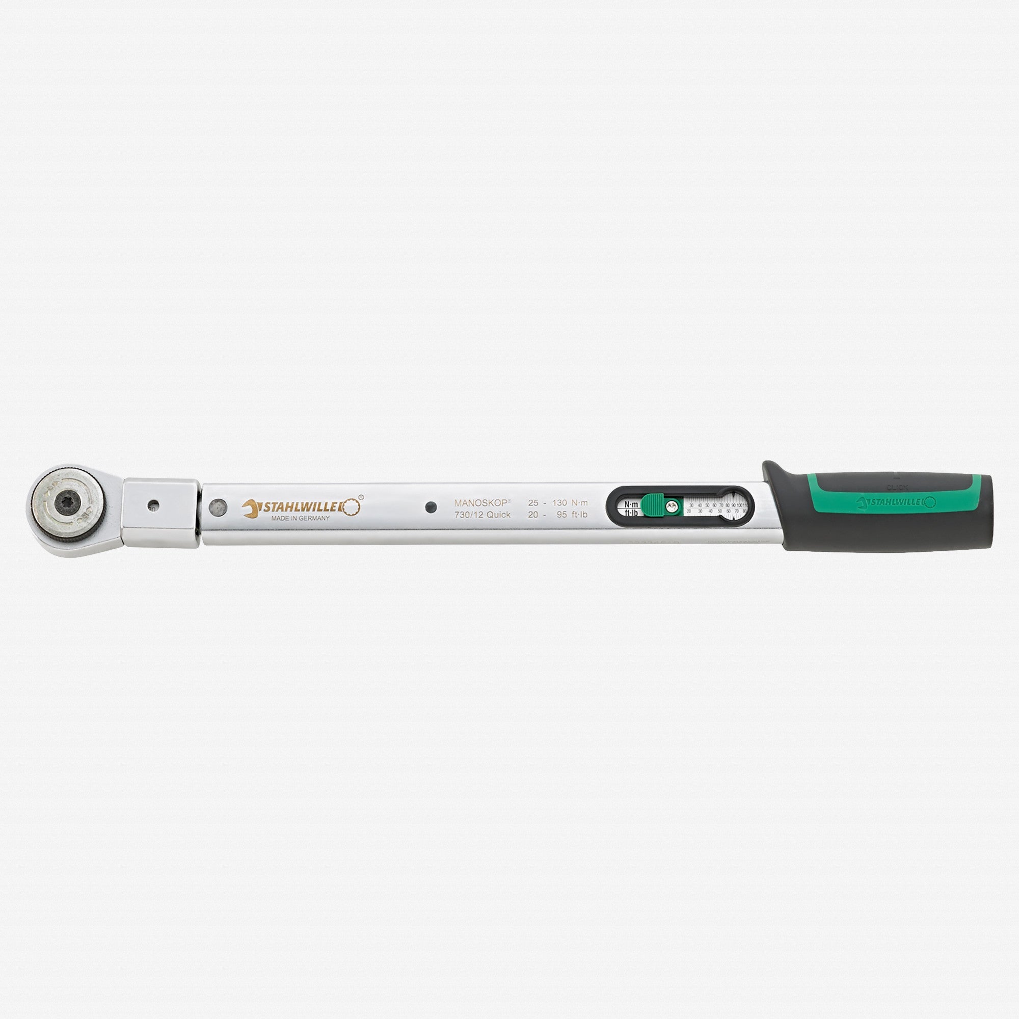 Stahlwille 730R/12 Quick SERVICE-MANOSKOP 1/2" Torque Wrench, 25-130 Nm (Mercedes)