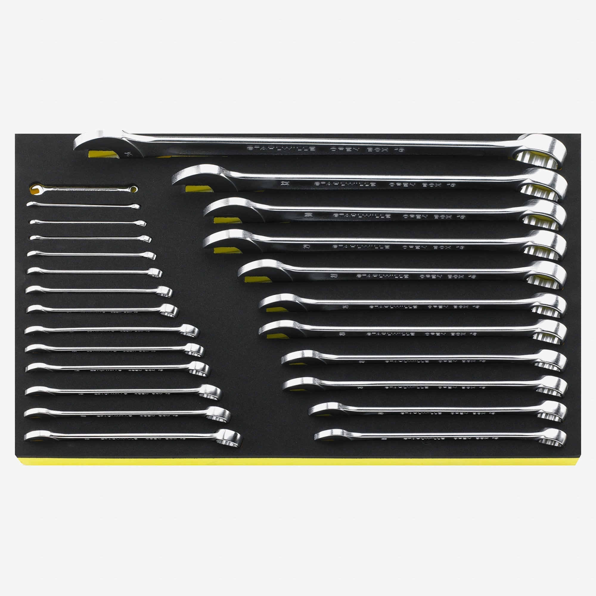 Stahlwille TCS 13/25 Metric Combination Wrench Set, 5.5-34 mm, 25 Pieces in TCS Inlay