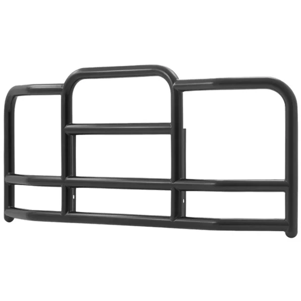 Stainless Steel Deluxe Grille Guard Kit W/ Heavy Duty 3 Inch Tubing, Black By BESTfit For Freightliner Cascadia 113 / 125