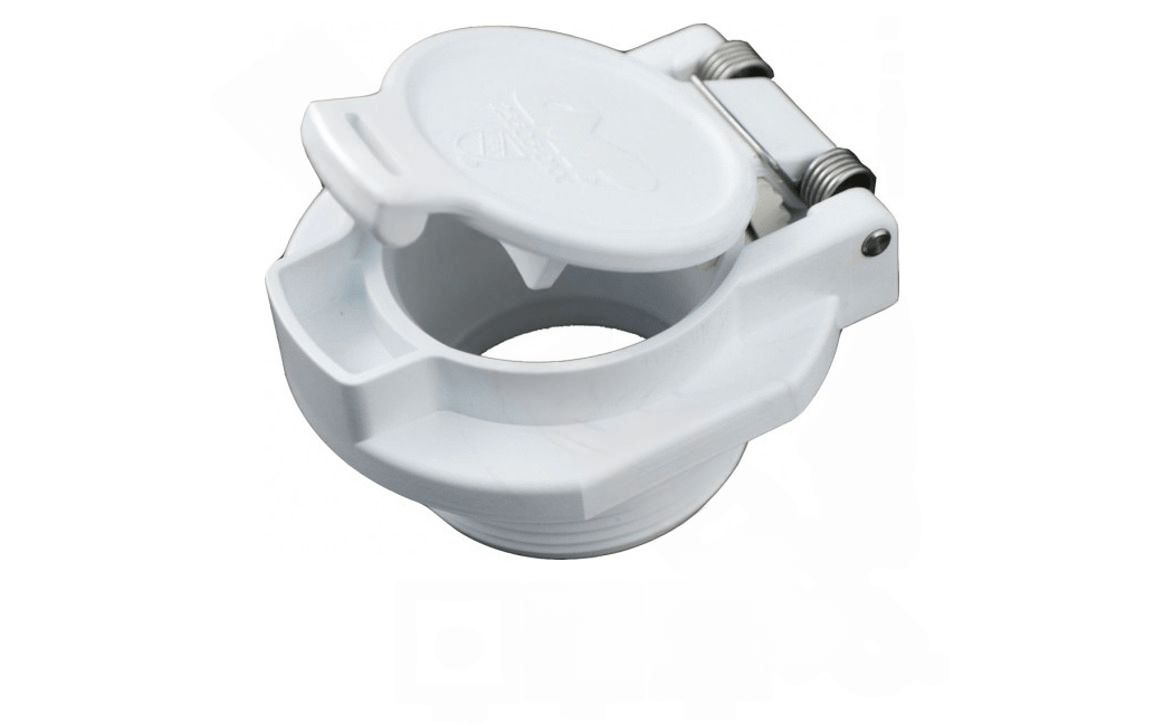 Super-Pro 25505-000-000 White Vac Lock Fitting 1 1/2″ MPT