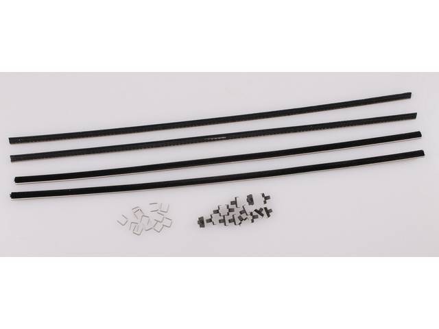Door Belt Line Cat Whiskers Weatherstrip Set