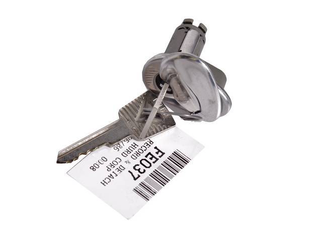 Door Lock Cylinder and Keys, RH