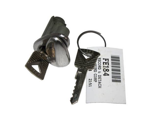 Door Lock Cylinder and Keys, LH