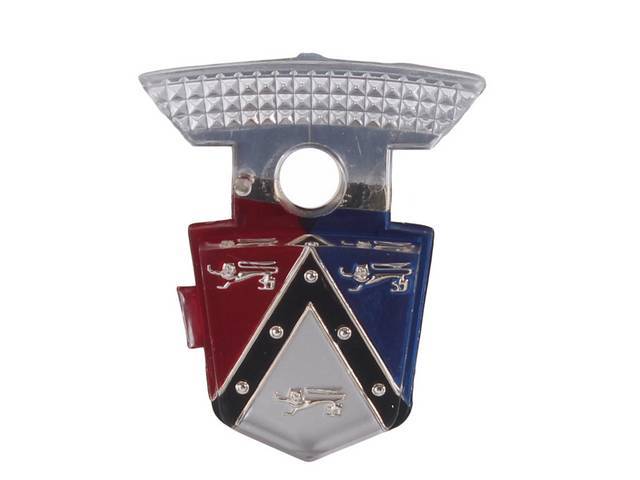 Outer Die Cast Chrome Ford Crest Medallion
