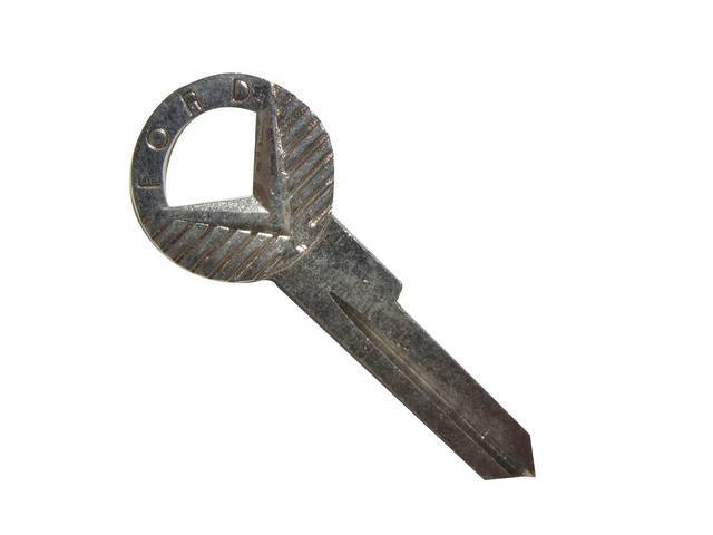 Trunk, Glove Box and Tailgate Key Blank, Ford V type