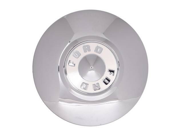 Small Button style Wheel Cover (Cap), White Center