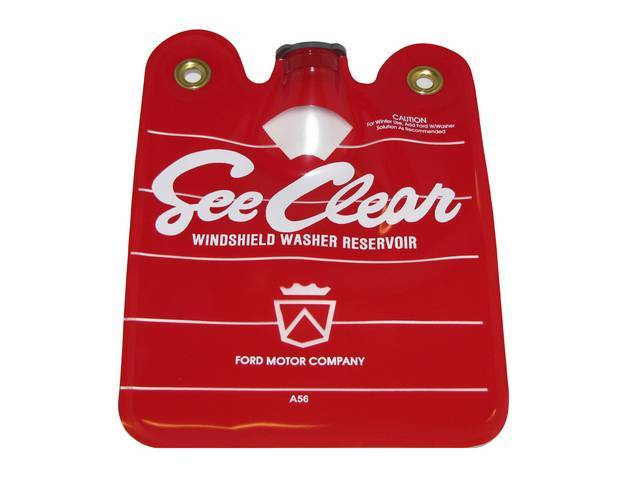 Windshield Washer Bag Reservoir, See Clear