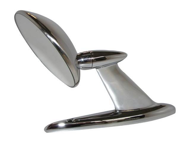 Outside Rearview Mirror, 1 Hole Mounting