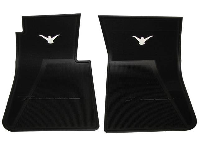 Rubber Floor Mats, Black