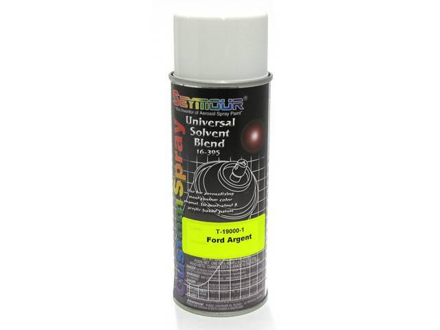 Body Spray Paint, Lacquer, Argent (silver), Semi-Gloss
