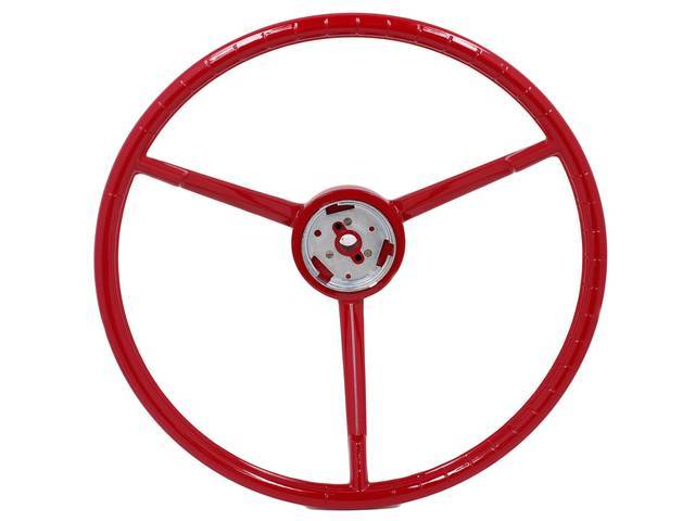 Steering Wheel, 57 Red