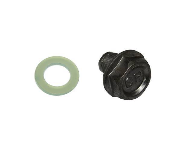 Oil Pan Drain Plug, Late style
