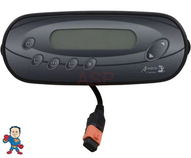 TopsideControl, Gecko, IN.K450, 7-Button, LCD, Pump1, Pump2, Pump3, 10′ Cable, w/in.link Plug