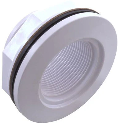Vinyl Pool In Out Fitting 1.5In Fip White Sp1023