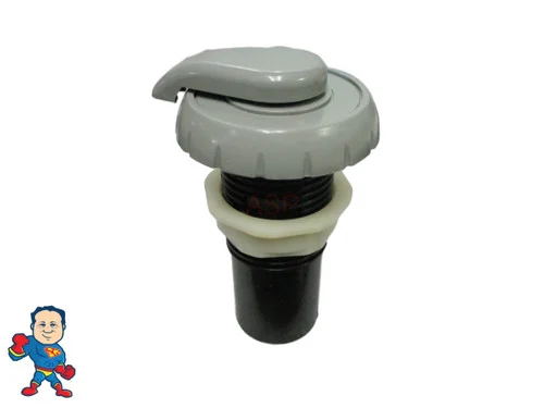 Waterway 1″ Gray Air Control Valve – Notched Face 2-3/4″, 1-5/8″ Hole, Top Access