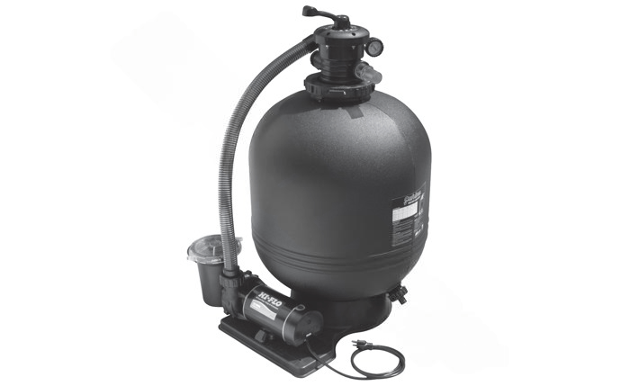 Waterway 520-5340-6S 22″ Carefree™ Sand Filter System 1.5HP