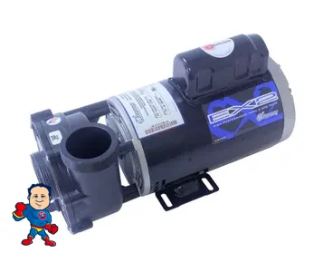 Waterway EX2 Spa Pump 2.5hp 230v Dual Speed 56fr 10.0A 2″ MBT – Global Hot Tub Parts