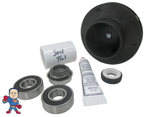 Waterway Executive 2HP Impeller 1000 Seal & (2) Bearing Pump Wet End Hot Tub Spa How To Video