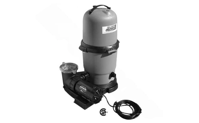 Waterway FCS200137-6S 200 SqFt ClearWater II Cartridge Filter System 0.75HP
