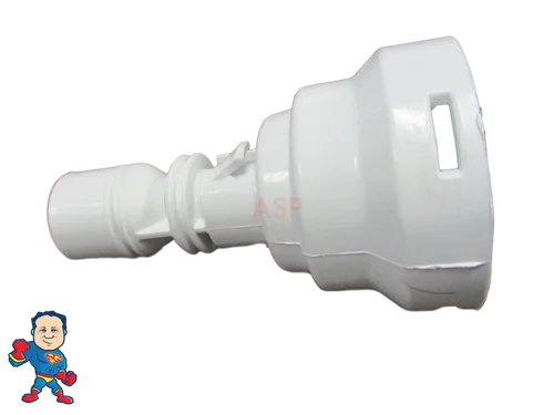 Waterway Poly Storm Jet Back Diffuser 3 3/8″ to 4″ Face Width White Snap-In Replacement