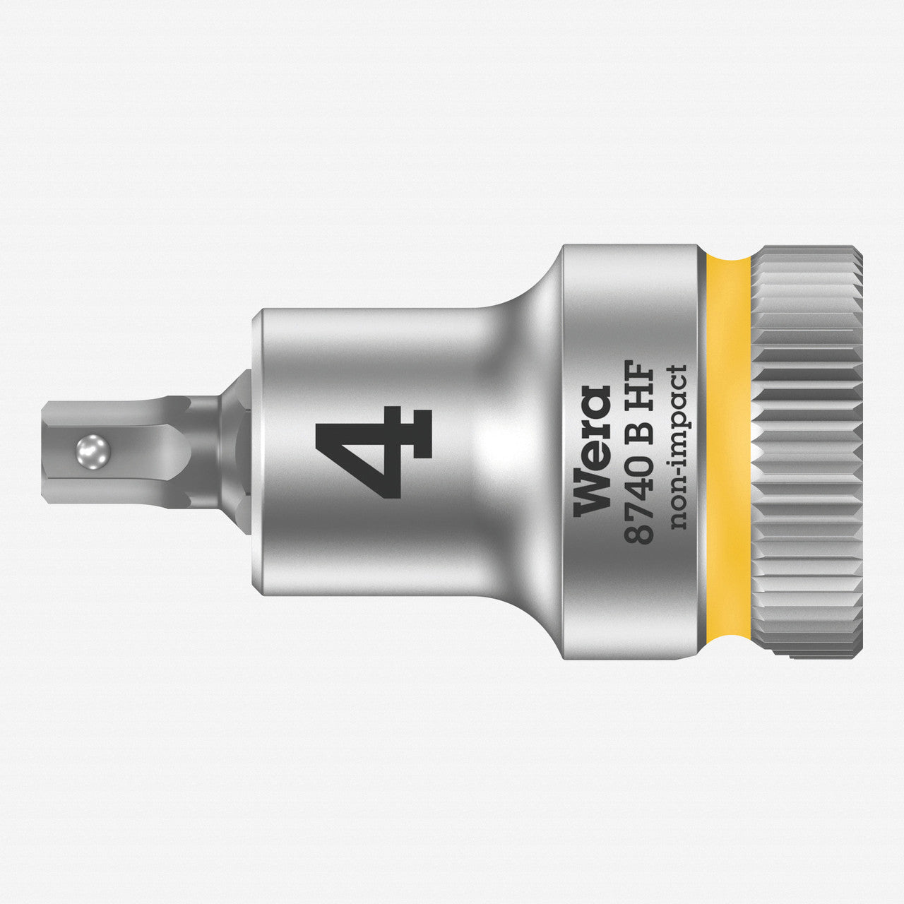 Wera 003031 3/8" Drive Zyklop Hex-Plus Bit Socket with Holding Function 4.0 mm