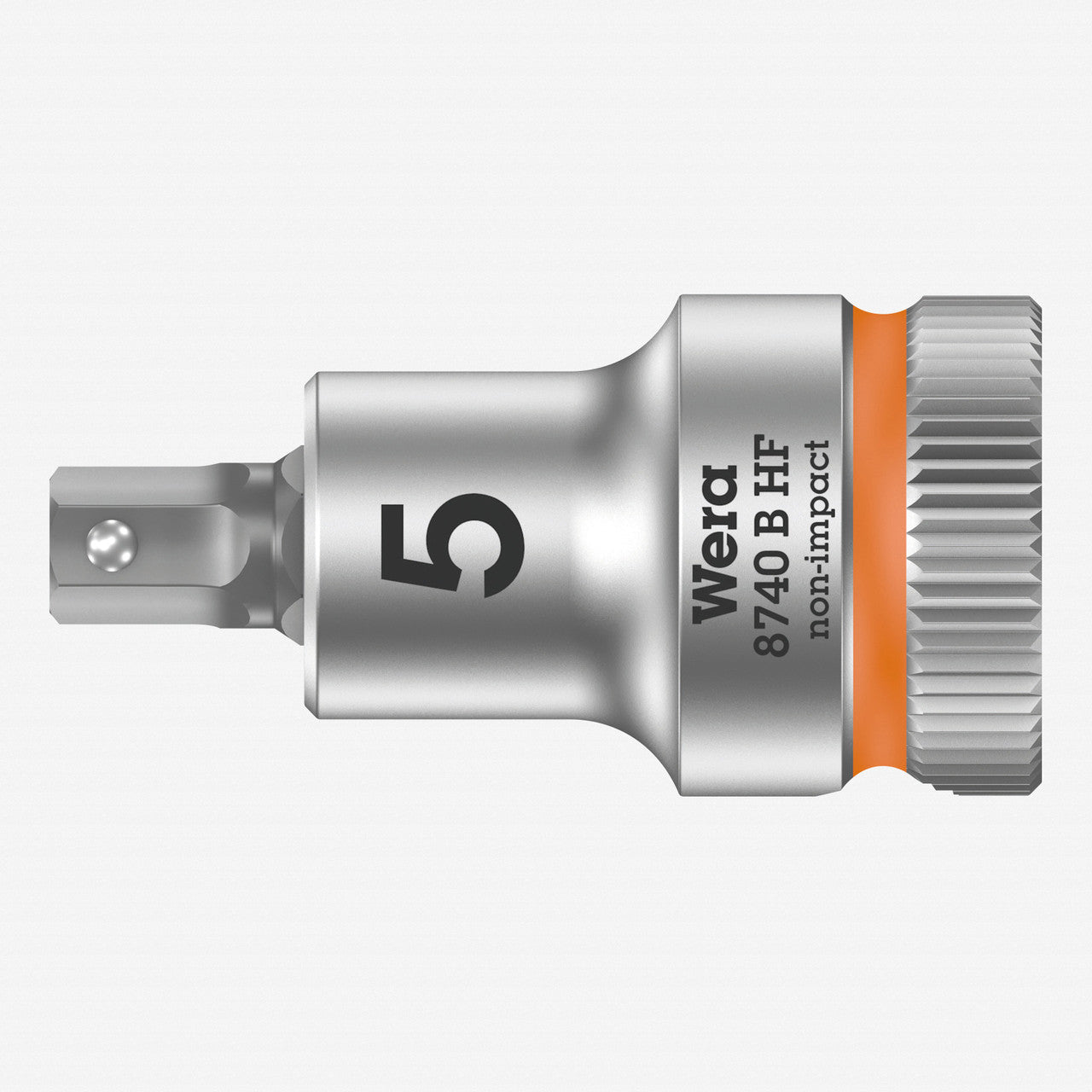 Wera 003033 3/8" Drive Zyklop Hex-Plus Bit Socket with Holding Function 5.0 mm