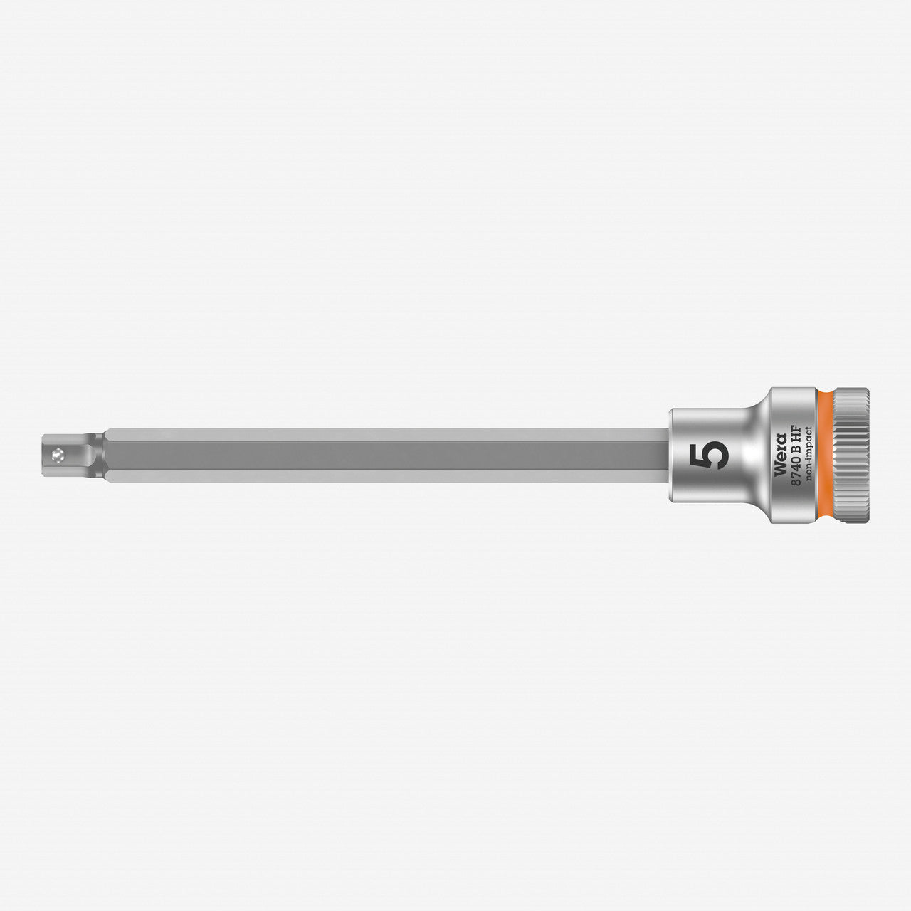 Wera 003034 3/8" Drive Zyklop Hex-Plus Bit Socket with Holding Function 5.0 mm Long